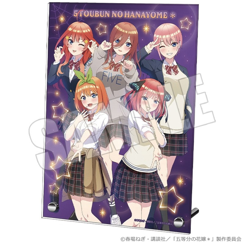 (Goods - Ornament) The Quintessential Quintuplets* Acrylic Plate - Trick or Heart B