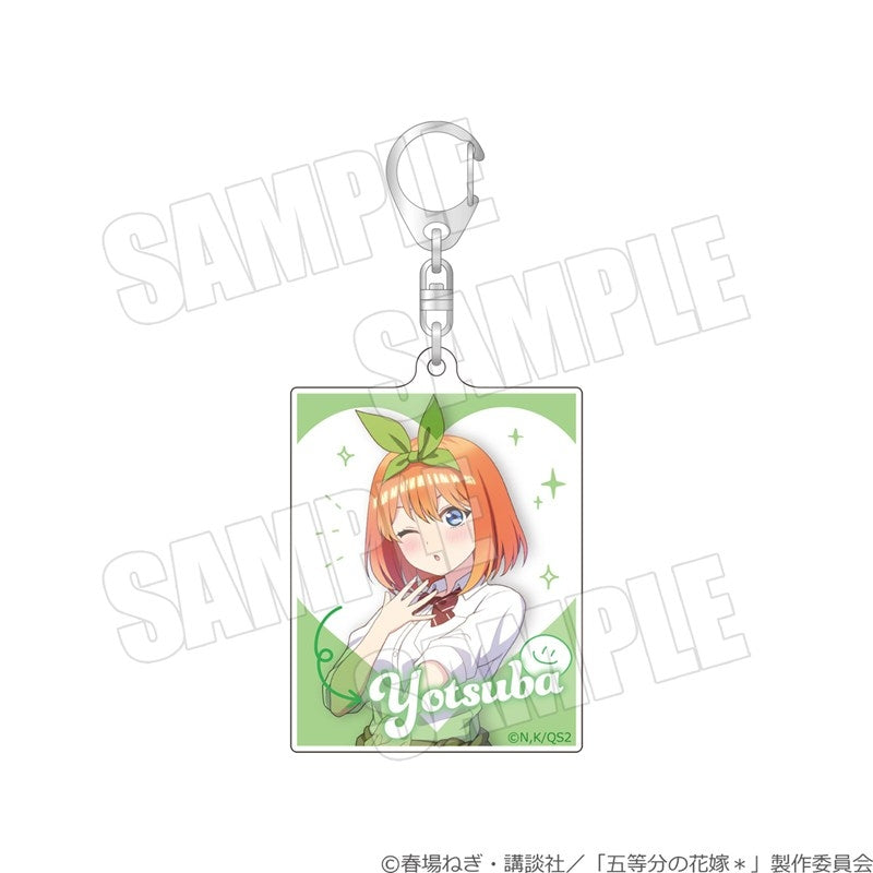 (Goods - Key Chain) The Quintessential Quintuplets* Mini Acrylic Key Chain - Trick or Heart Yotsuba