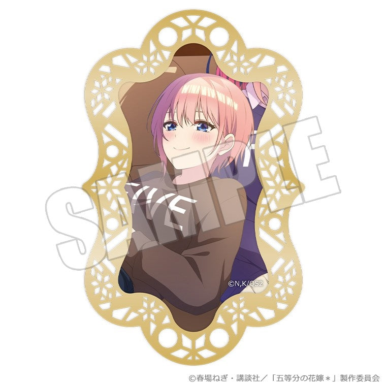 (Goods - Bookmark) The Quintessential Quintuplets* Metal Bookmark - Silent Time by the Fireplace Ichika