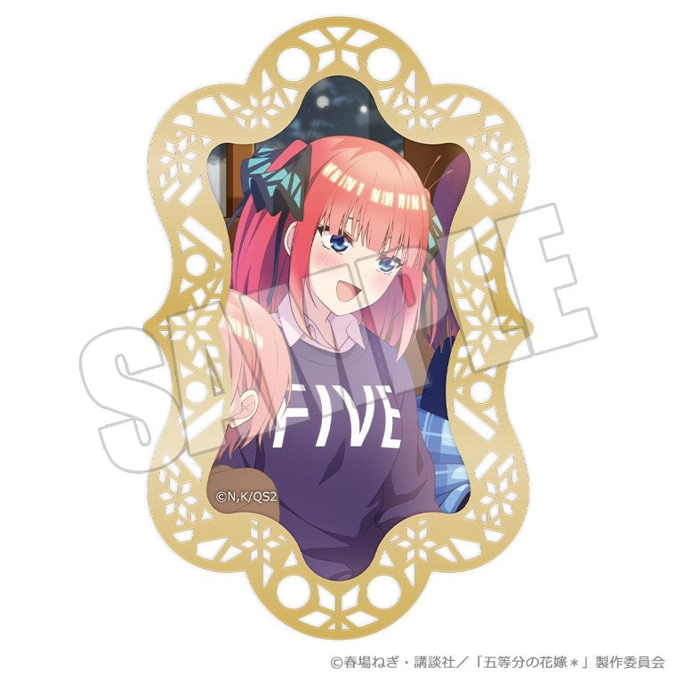 (Goods - Bookmark) The Quintessential Quintuplets* Metal Bookmark - Silent Time by the Fireplace Nino
