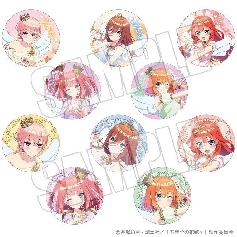 [※Blind](Goods - Badge) The Quintessential Quintuplets* Trading Button Badge - Valentine Bullet