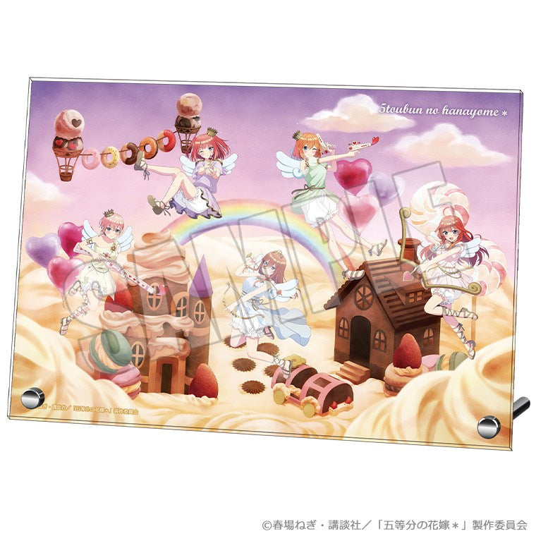 (Goods - Ornament) The Quintessential Quintuplets* Acrylic Plate - Valentine Bullet