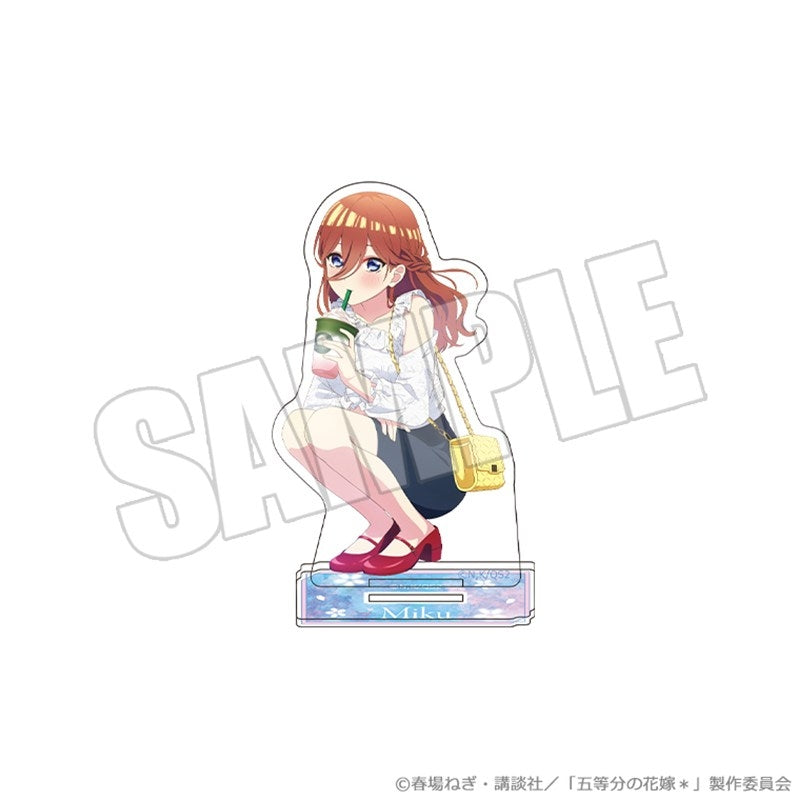 (Goods - Stand Pop) The Quintessential Quintuplets* Acrylic Stand - A Sip of Spring with A Blossoming Girl Miku