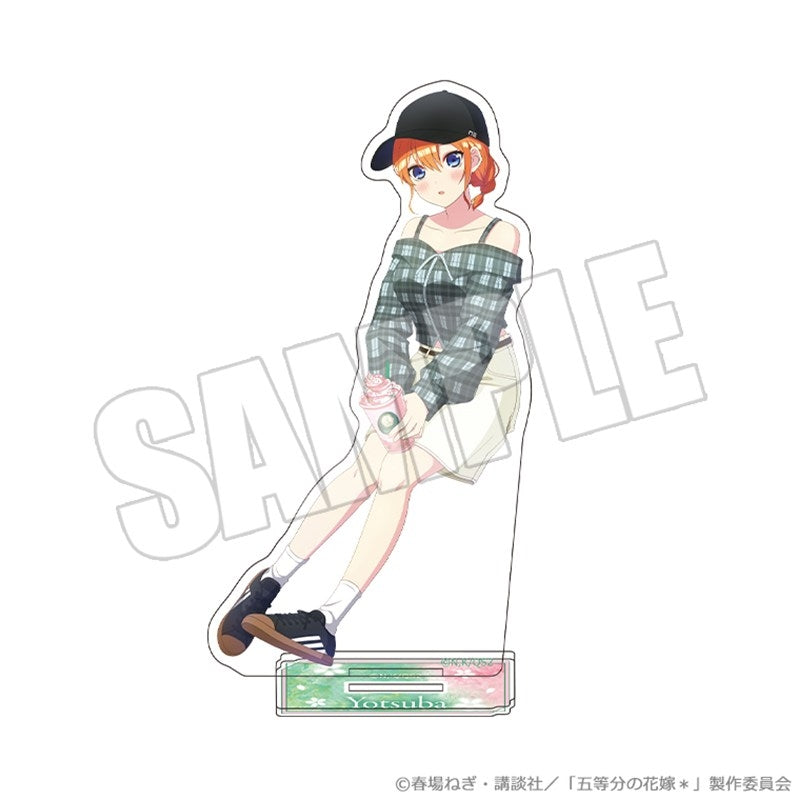 (Goods - Stand Pop) The Quintessential Quintuplets* Acrylic Stand - A Sip of Spring with A Blossoming Girl Yotsuba