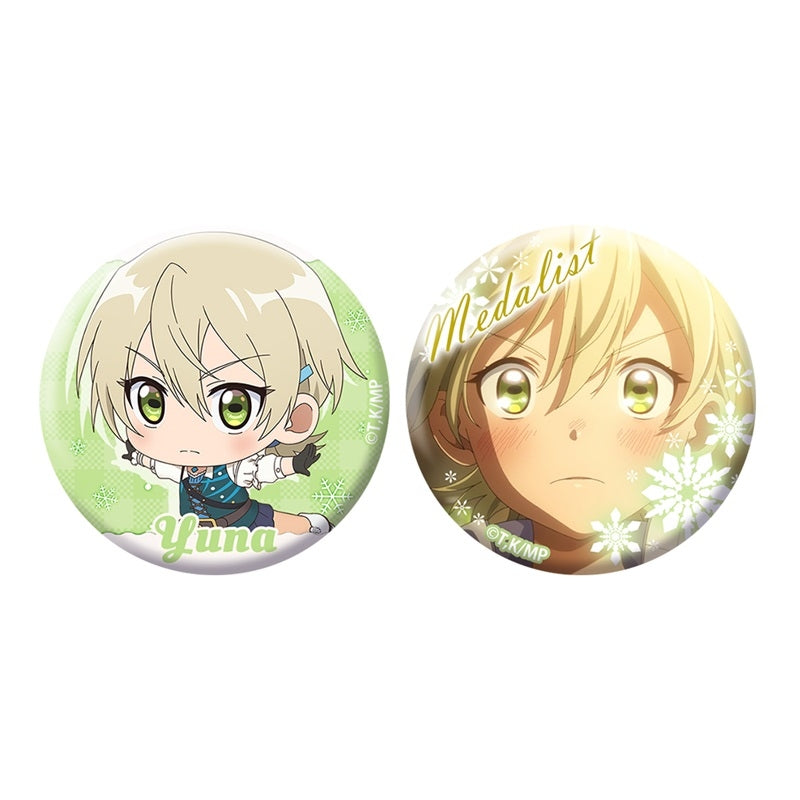 (Goods - Badge) Medalist Yuna Yagi Button Badge Set