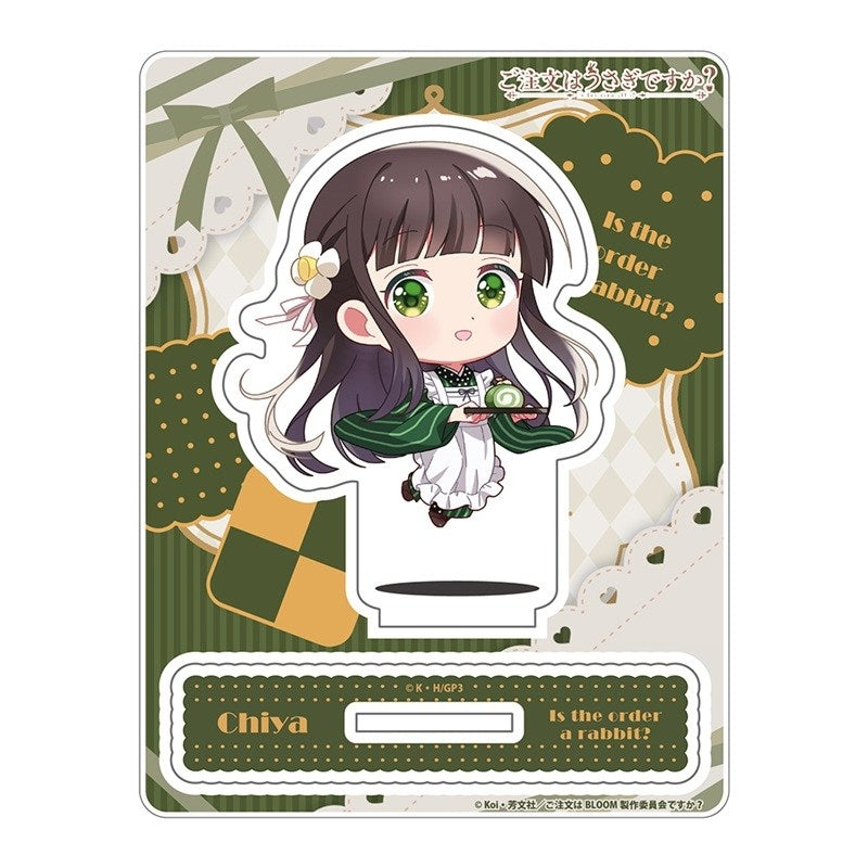 (Goods - Stand Pop) Is the Order a Rabbit? - Chiya JumpColle Acrylic Stand