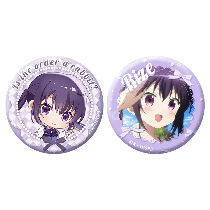 (Goods - Badge) Is the Order a Rabbit? - Rize Button Badge Set