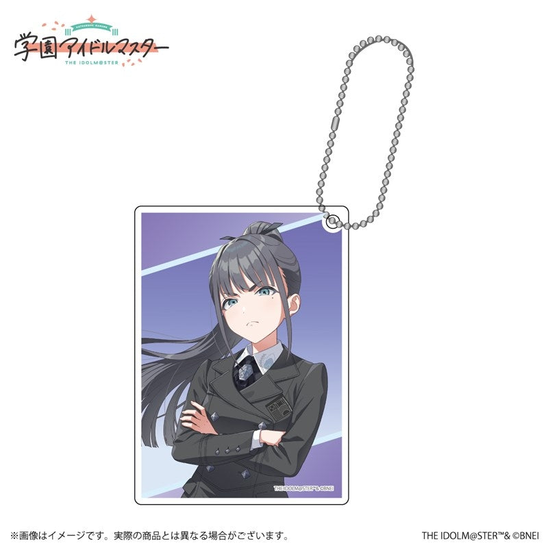 [※Blind](Goods - Keychain) Gakuen iDOLM@STER Official Trading Acrylic Keychain Tsubame Amaya