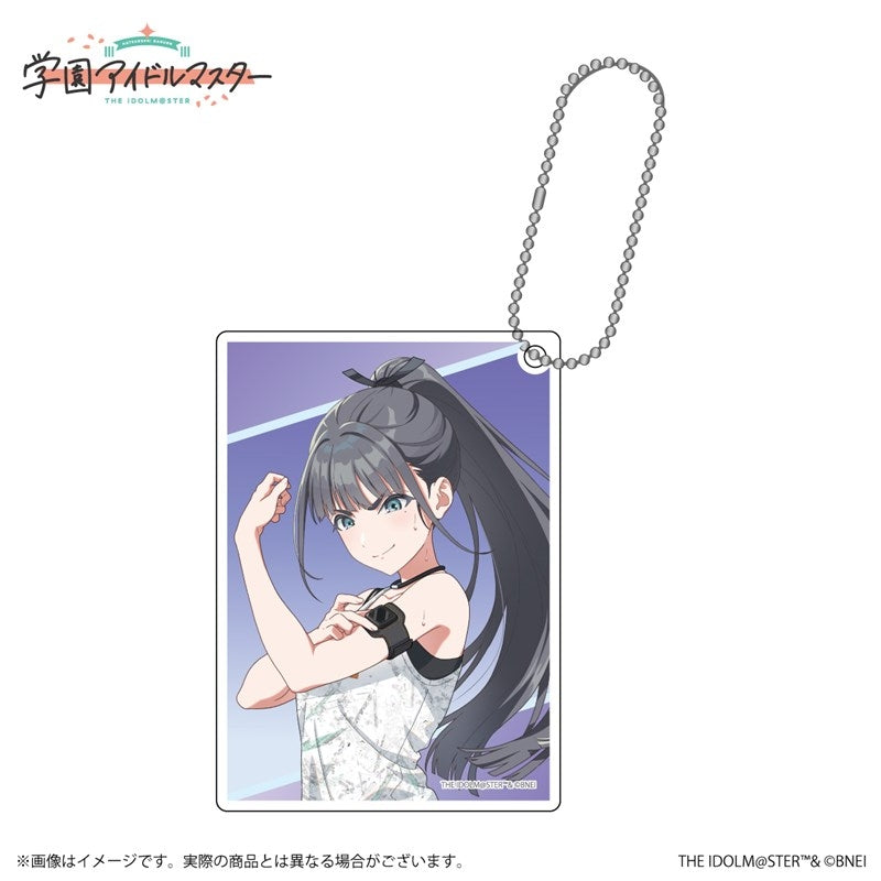 [※Blind](Goods - Keychain) Gakuen iDOLM@STER Official Trading Acrylic Keychain Tsubame Amaya