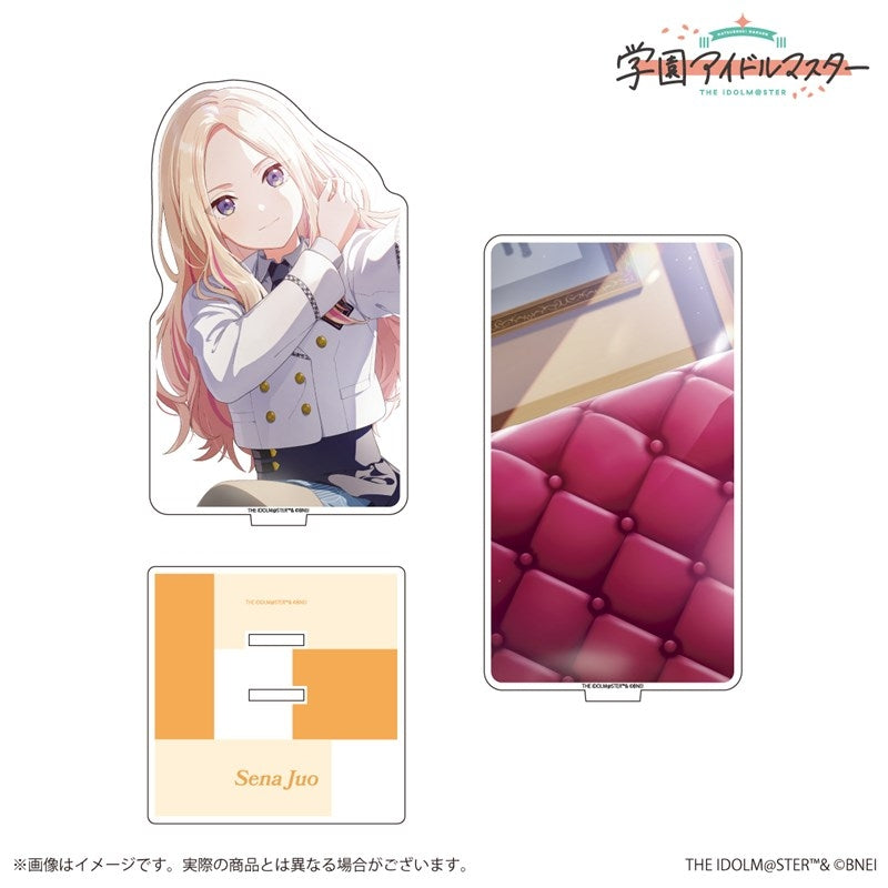 (Goods - Acrylic Stand) Gakuen iDOLM@STER Official Double Layered Acrylic Stand - Tiny Ambition Sena Juo