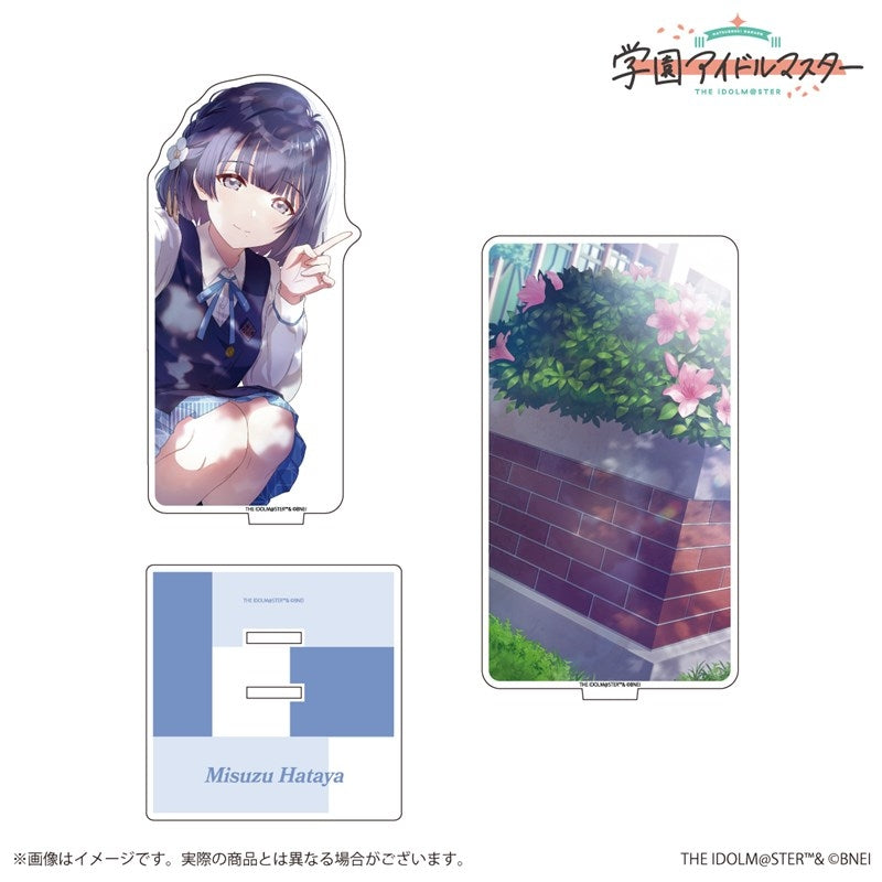 (Goods - Acrylic Stand) Gakuen iDOLM@STER Official Double Layered Acrylic Stand - Moon Turtle Misuzu Hataya