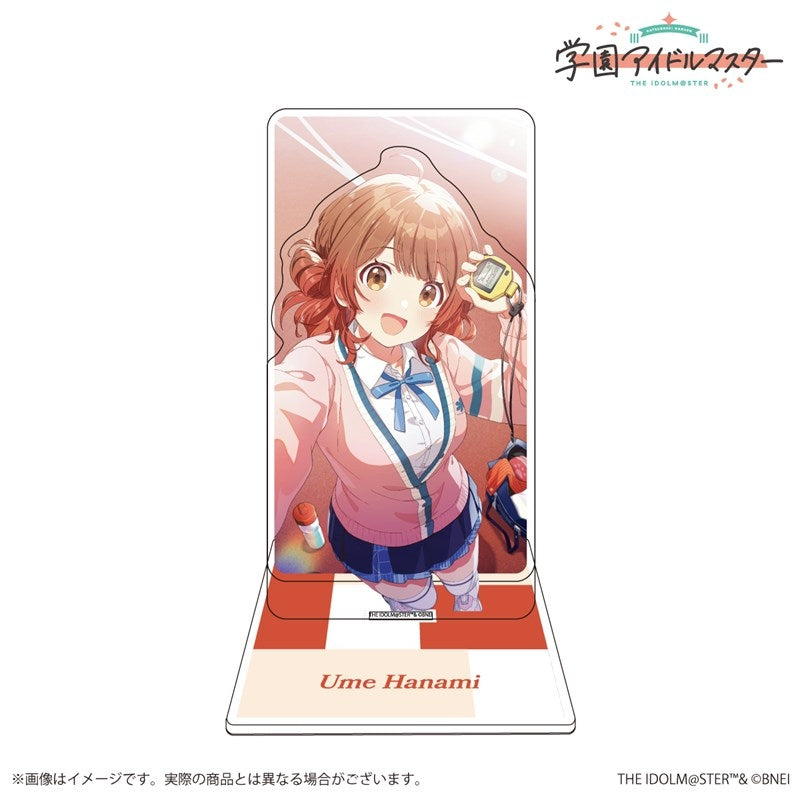 (Goods - Acrylic Stand) Gakuen iDOLM@STER Official Double Layered Acrylic Stand - The Rolling Riceball Ume Hanami