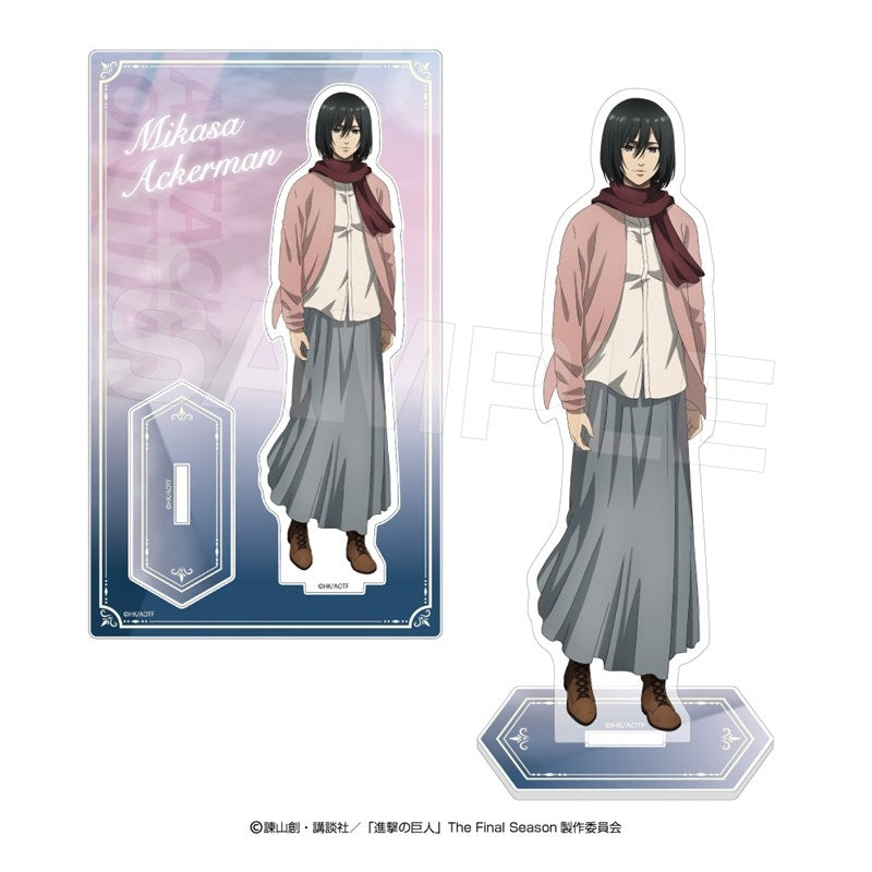 (Goods - Acrylic Stand) Attack on Titan Acrylic Stand (EMOTIONAL WIND) Mikasa