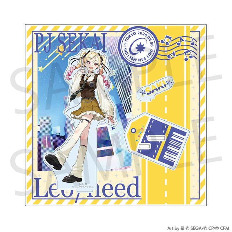(Goods - Acrylic Stand) Hatsune Miku: Colorful Stage! Project SEKAI Unit Fan Meeting Acrylic Stand Saki Tenma