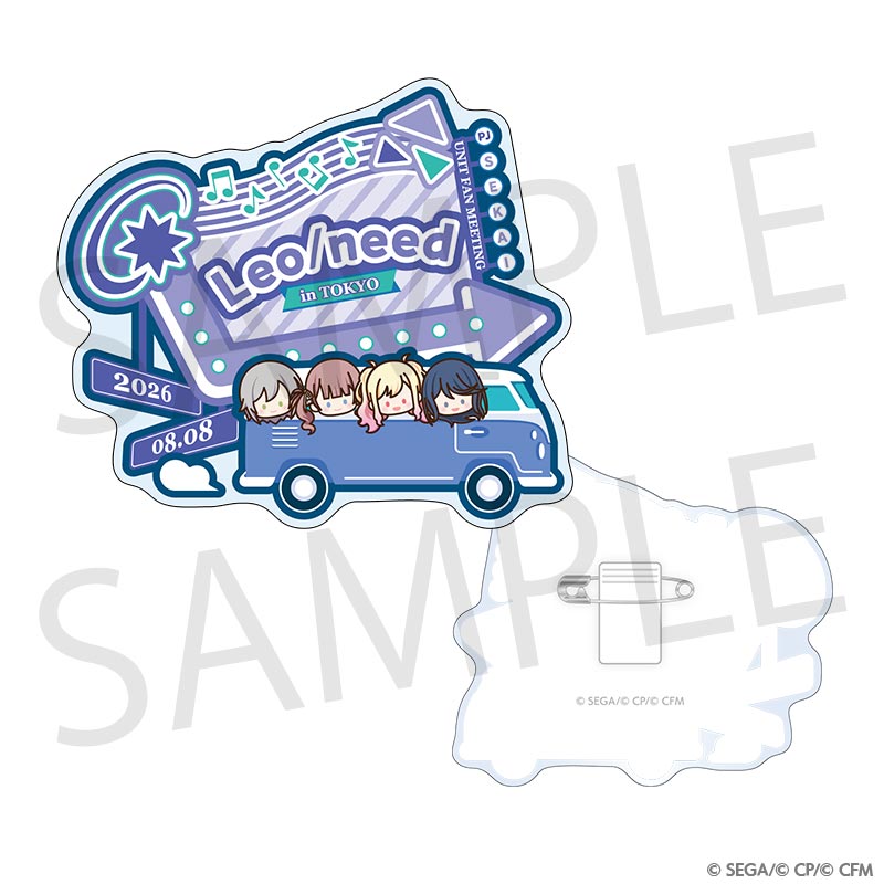 (Goods - Badge) Hatsune Miku: Colorful Stage! Project SEKAI Unit Fan Meeting Acrylic Badge [Leo/need]