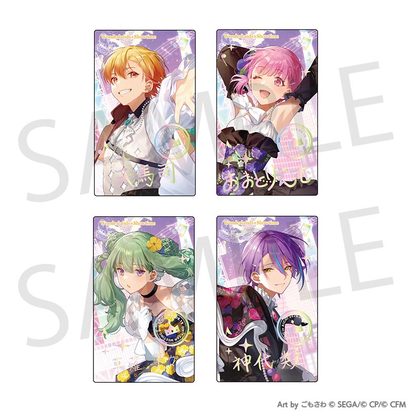 (Goods - Card) Hatsune Miku: Colorful Stage! Project SEKAI Unit Fan Meeting ePick card Set [Wonderlands x Showtime]