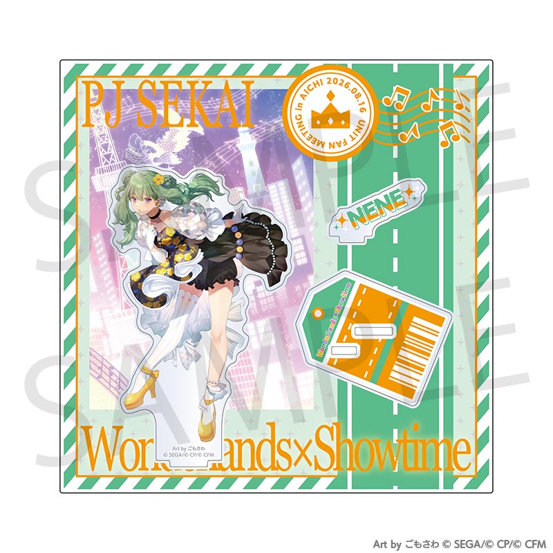 (Goods - Acrylic Stand) Hatsune Miku: Colorful Stage! Project SEKAI Unit Fan Meeting Acrylic Stand Nene Kusanagi