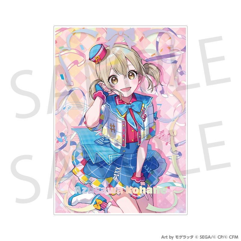 (Goods - Board) Hatsune Miku: Colorful Stage! CONNECT LIVE GO Hoppin' Parade Visual Art w/Clear Case Kohane Azusawa