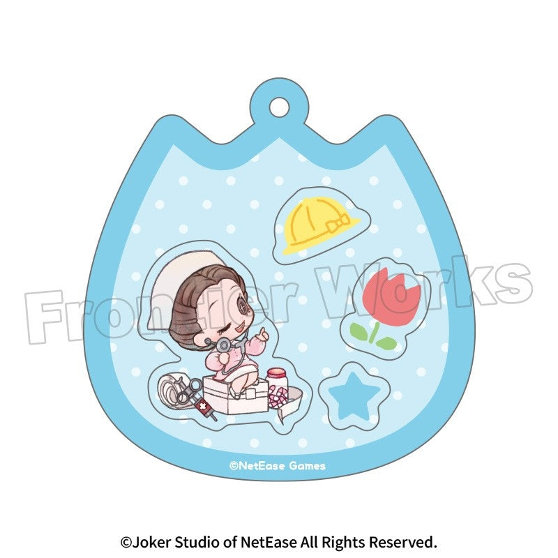 (Goods - Keychain) Identity V Kindergarten Shaka Shaka Shakeable Acrylic Keychain Doctor