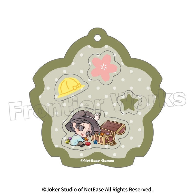 (Goods - Keychain) Identity V Kindergarten Shaka Shaka Shakeable Acrylic Keychain Prospector