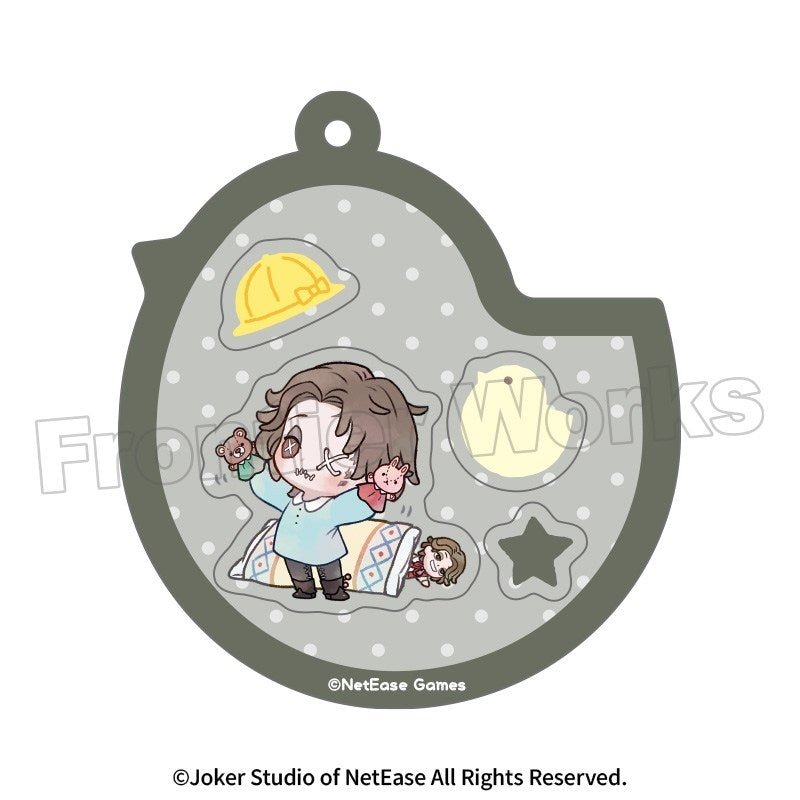 (Goods - Keychain) Identity V Kindergarten Shaka Shaka Shakeable Acrylic Keychain Puppeteer