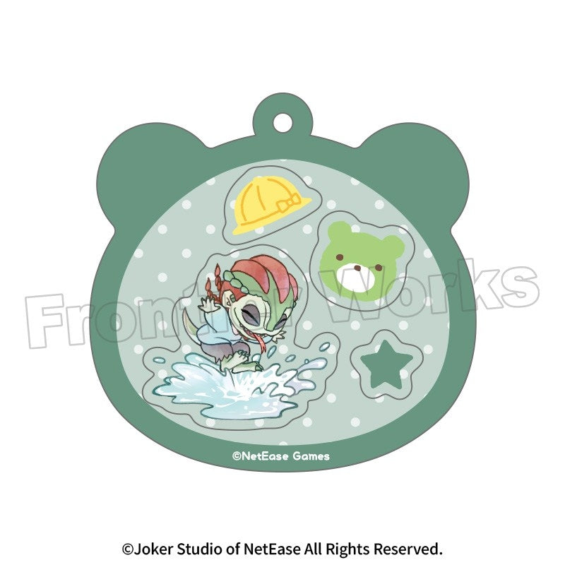 (Goods - Keychain) Identity V Kindergarten Shaka Shaka Shakeable Acrylic Keychain Evil Reptilian