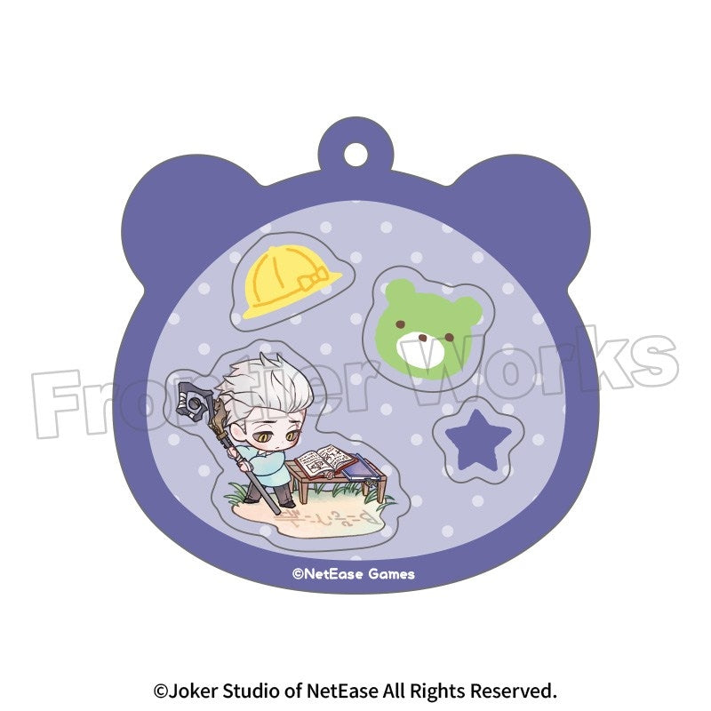 (Goods - Keychain) Identity V Kindergarten Shaka Shaka Shakeable Acrylic Keychain Hermit