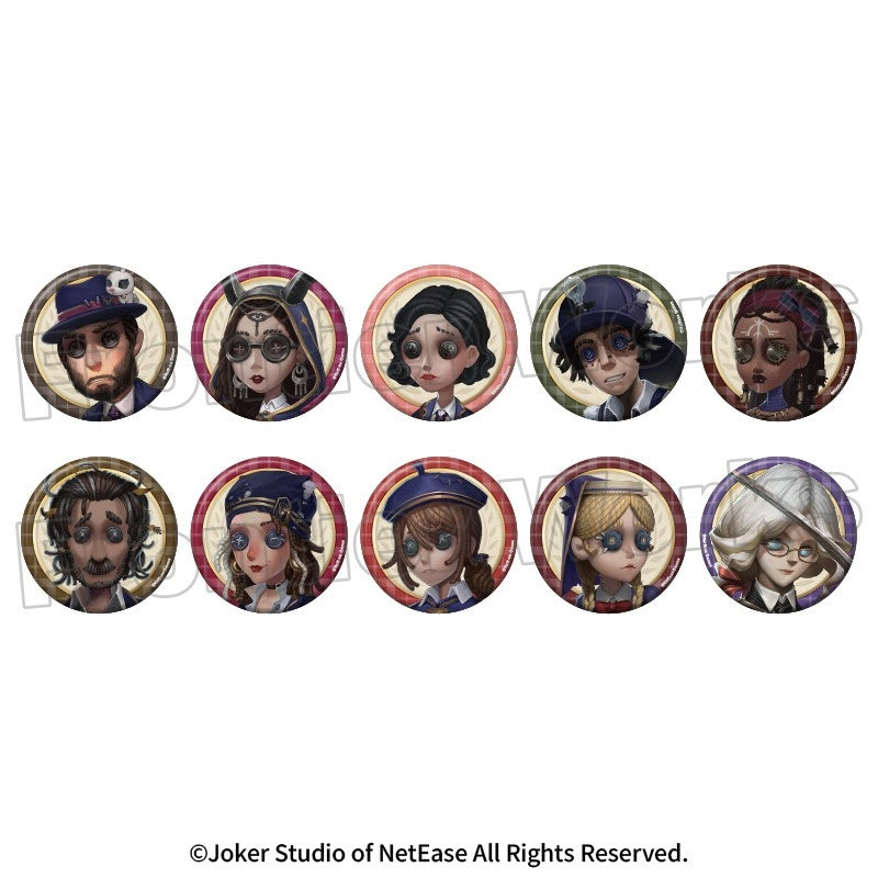 [※Blind](1BOX=10)(Goods - Badge) Identity V Trading Button Badge Ivory Tower Vol. 2