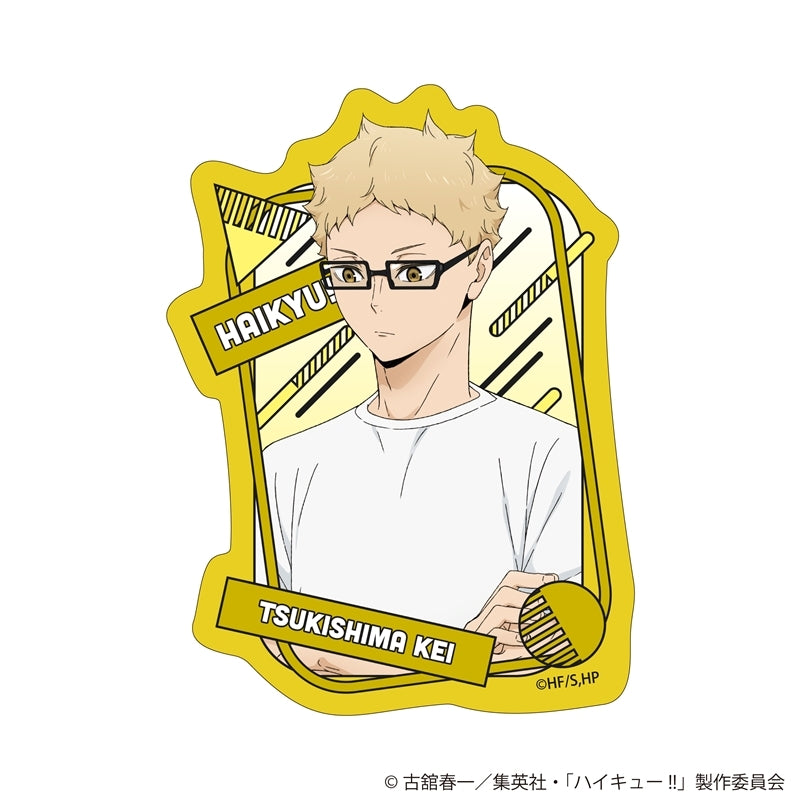 (Goods - Sticker) Haikyu!! Die-cut Sticker feat. Exclusive Art - Interval Ver. Kei Tsukishima