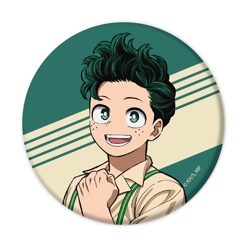 (1BOX=10)(Goods - Badge) My Hero Academia Trading Mat Button Badge American Retro Ver. 10 Types Total