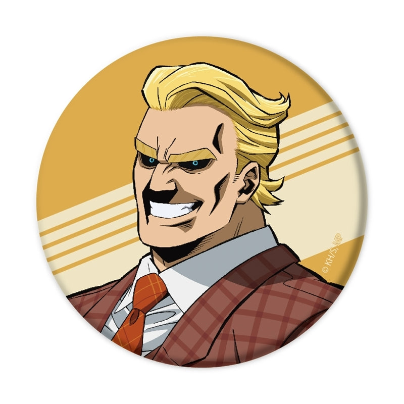 (1BOX=10)(Goods - Badge) My Hero Academia Trading Mat Button Badge American Retro Ver. 10 Types Total