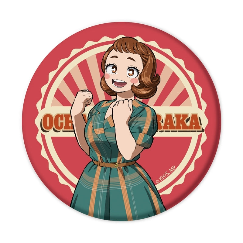 (1BOX=10)(Goods - Badge) My Hero Academia Trading Mat Button Badge American Retro Ver. 10 Types Total