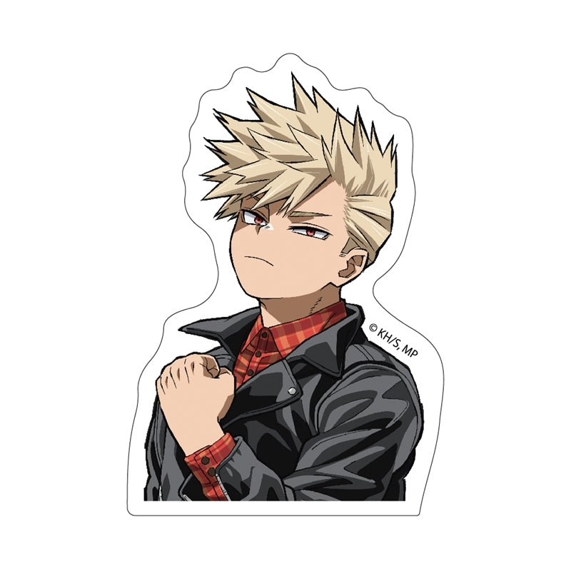 (1BOX=5)(Goods - Sticker) My Hero Academia Trading Die-cut Sticker American Retro Ver.5 Types Total