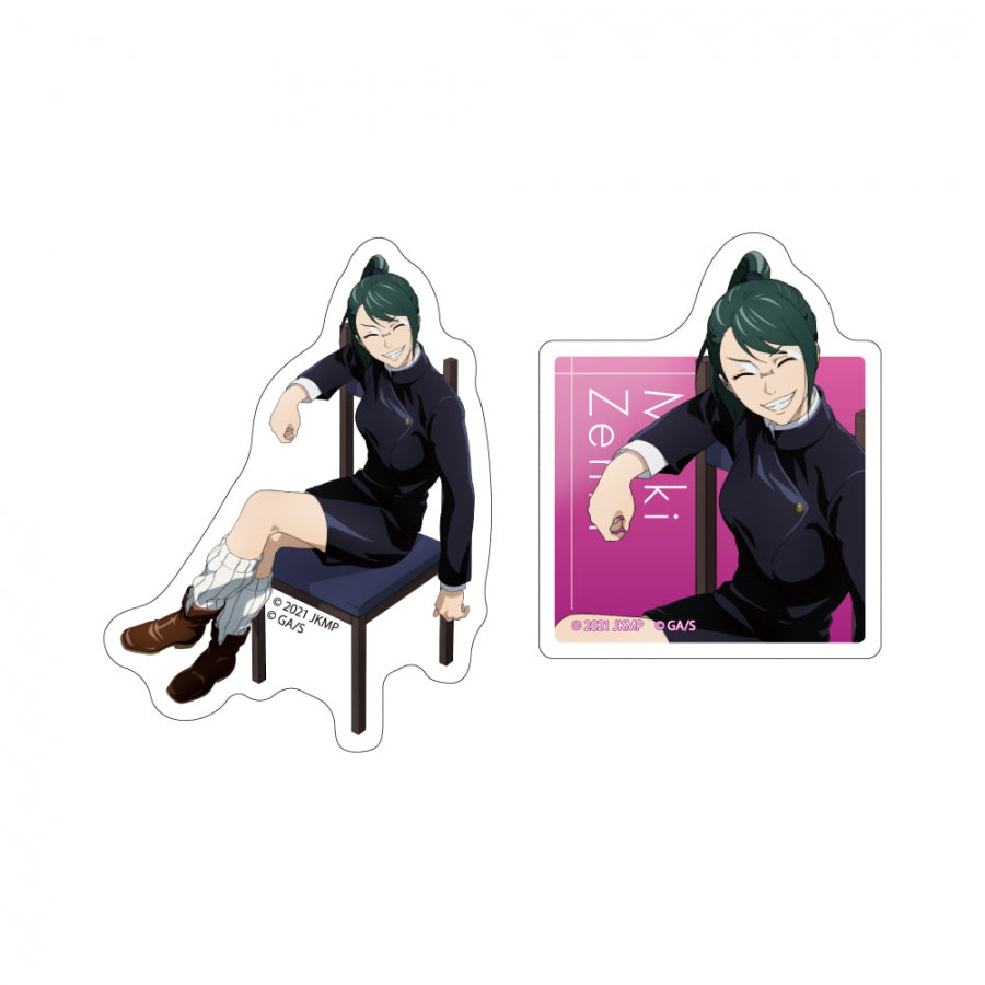 (Goods - Sticker) Jujutsu Kaisen 0: The Movie Sticker Set of 2 Class Photo Maki Zenin