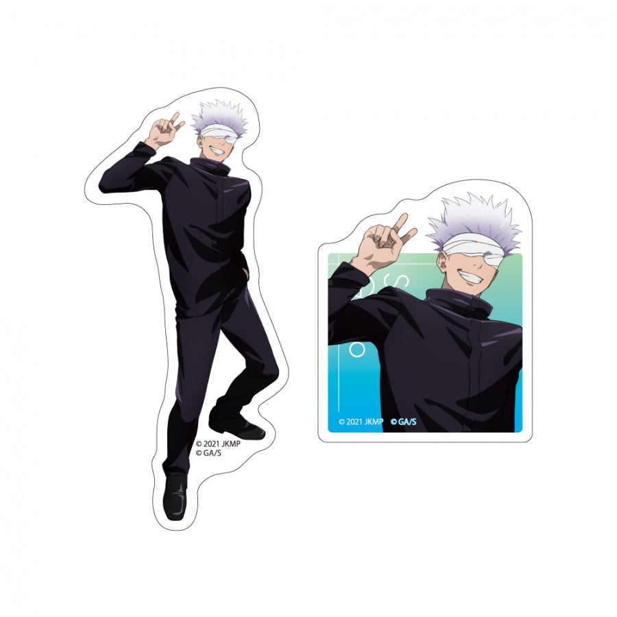 (Goods - Sticker) Jujutsu Kaisen 0: The Movie Sticker Set of 2 Class Photo Satoru Gojo