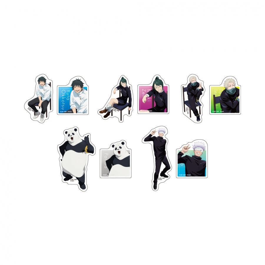 (Goods - Sticker) Jujutsu Kaisen 0: The Movie Sticker Set of 2 Class Photo Satoru Gojo