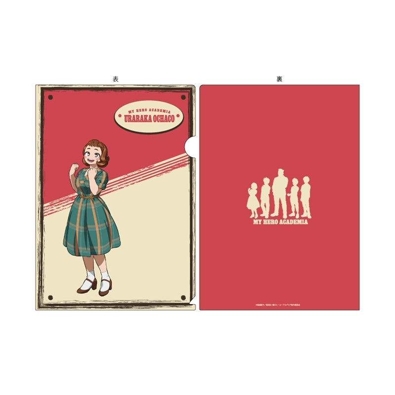 (Goods - Clear File) My Hero Academia A4 Clear File American Retro Ver. Ochaco Uraraka