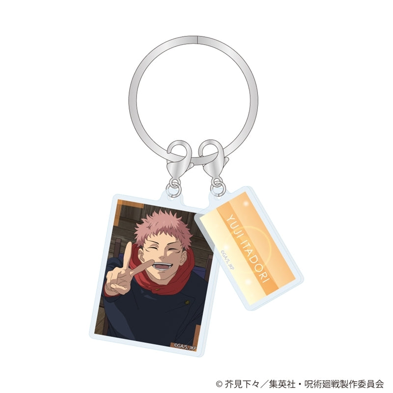(Goods - Keychain) Jujutsu Kaisen 2-Part Acrylic Keychain Class Photo Yuji Itadori