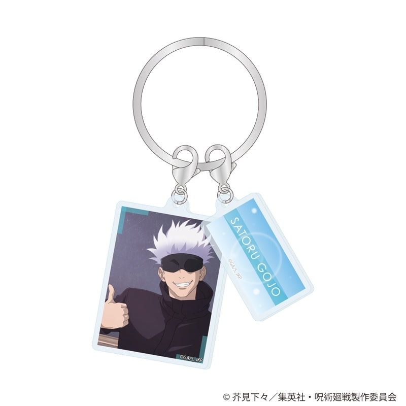 (Goods - Keychain) Jujutsu Kaisen 2-Part Acrylic Keychain Class Photo Gojo Satoru