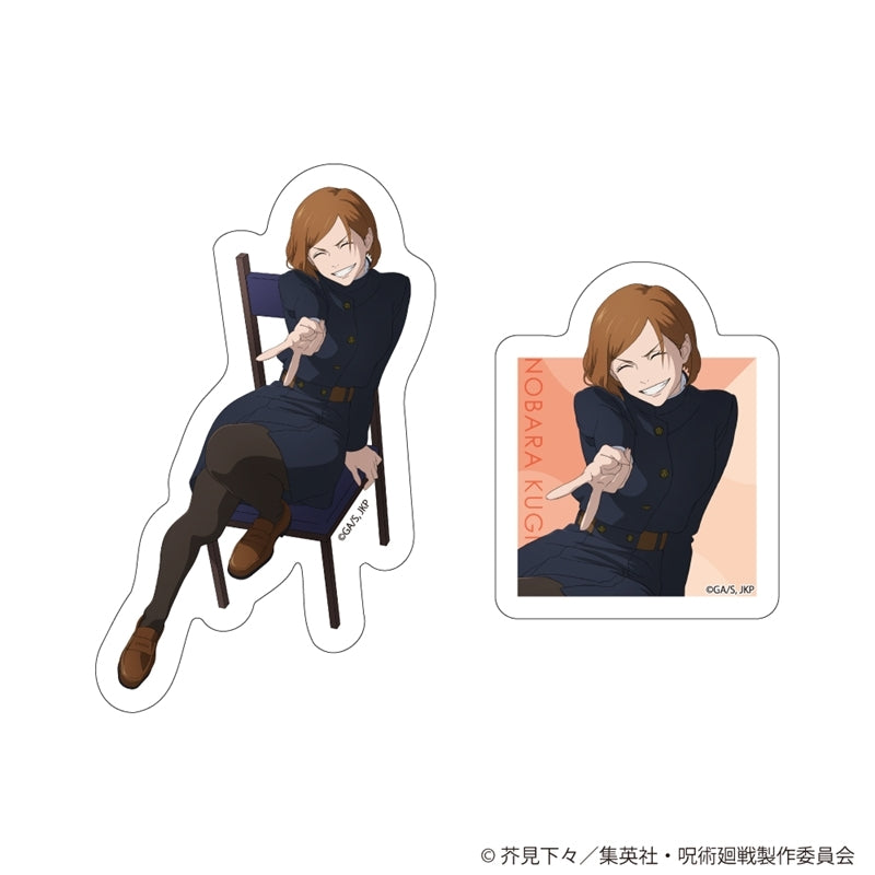 (Goods - Sticker) Jujutsu Kaisen Sticker Set of 2 Class Photo Nobara Kugisaki