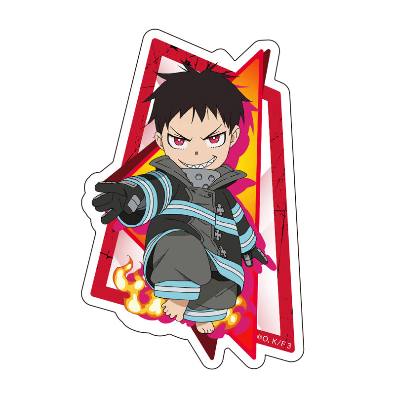 (Goods - Sticker) TV Anime Fire Force Season 3 Die-cut Sticker Shinra Kusakabe Chibi