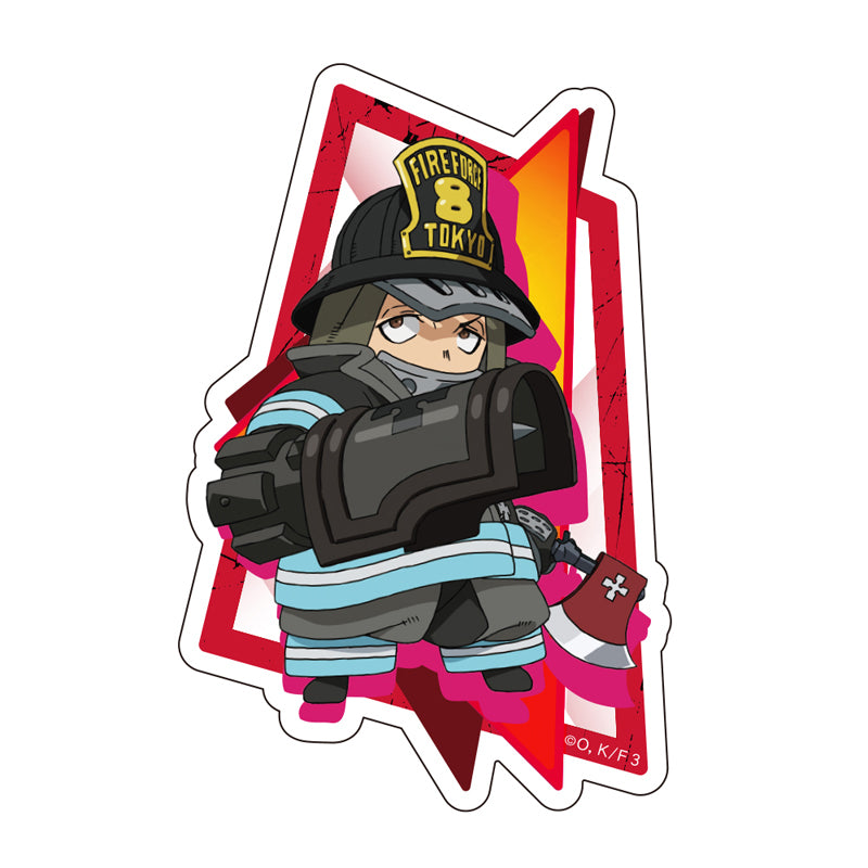 (Goods - Sticker) TV Anime Fire Force Season 3 Die-cut Sticker Akitaru Obi Chibi