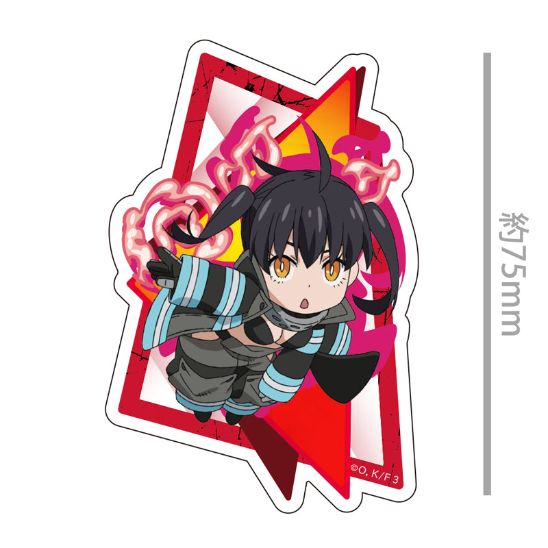 (Goods - Sticker) TV Anime Fire Force Season 3 Die-cut Sticker Tamaki Kotatsu Chibi