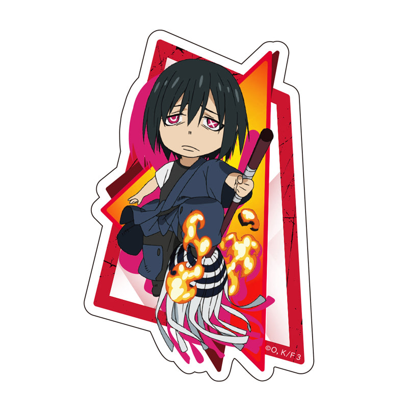 (Goods - Sticker) TV Anime Fire Force Season 3 Die-cut Sticker Shinmon Benimaru Chibi