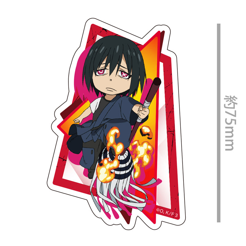 (Goods - Sticker) TV Anime Fire Force Season 3 Die-cut Sticker Shinmon Benimaru Chibi