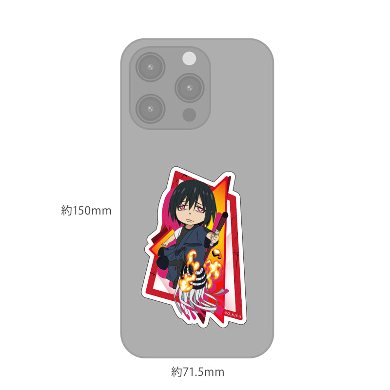 (Goods - Sticker) TV Anime Fire Force Season 3 Die-cut Sticker Shinmon Benimaru Chibi