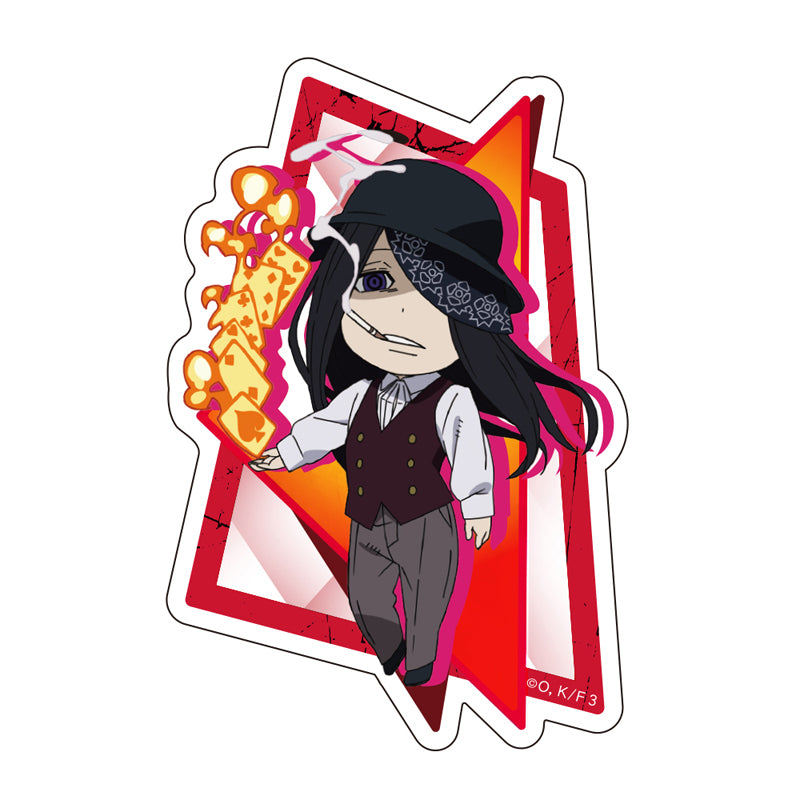 (Goods - Sticker) TV Anime Fire Force Season 3 Die-cut Sticker Joker Chibi