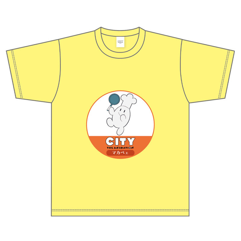 (Goods - Shirt) CITY THE ANIMATION T-shirt B (Yellow)