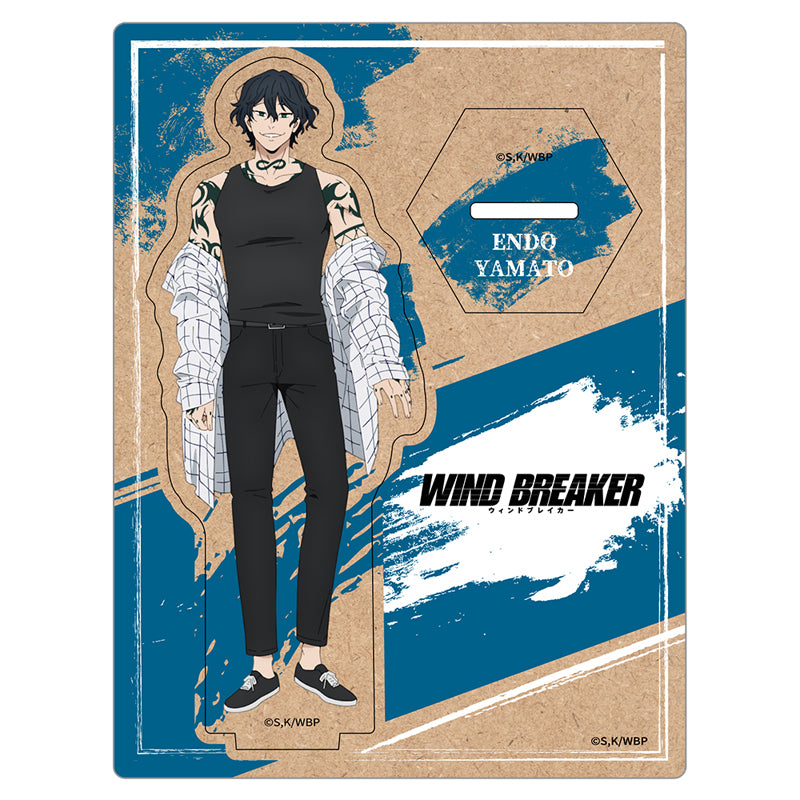 (Goods - Acrylic Stand) TV Anime - WIND BREAKER Season 2 Wooden Chara Stand Yamato Endo