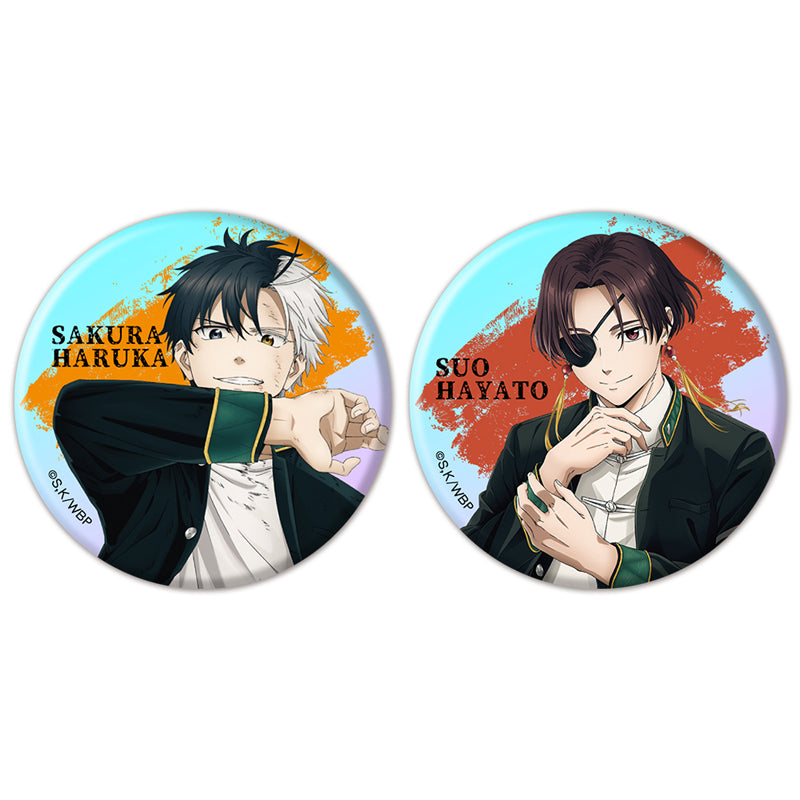 (Goods - Badge) TV Anime - WIND BREAKER Season 2 Iridescent Button Badge Set of 2 Haruka Sakura & Hayato Suo